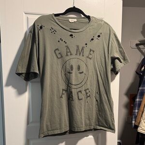 Olive Green Graphic Tee